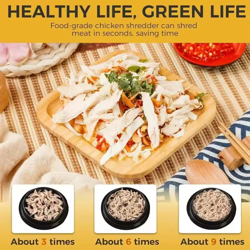 Kitchen Chicken Shredder Non-Slip Meat Grinders For Pork Beef Cooked Chicken Breasts Vegetable Kitchen Tool Handle Shredder