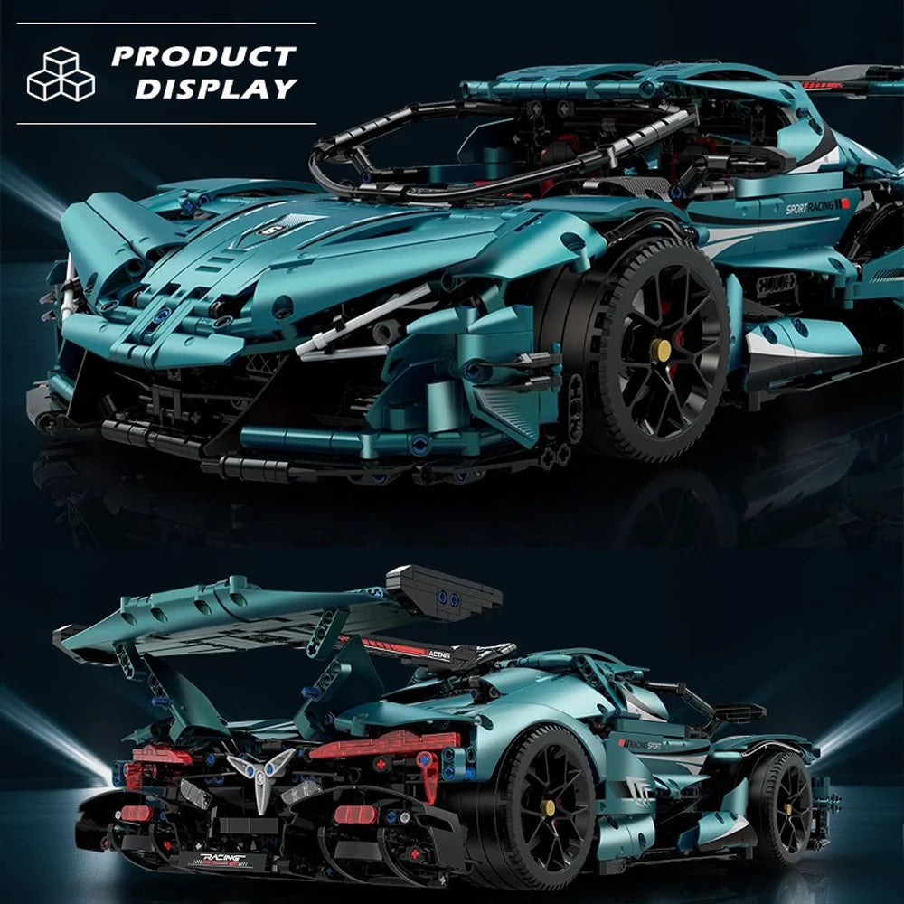 3468PCS Technical 1:8 ABOL-IE Supercar Building Blocks Model Bricks Assembly Sets Desktop Decoration Gifts For Room Decoration