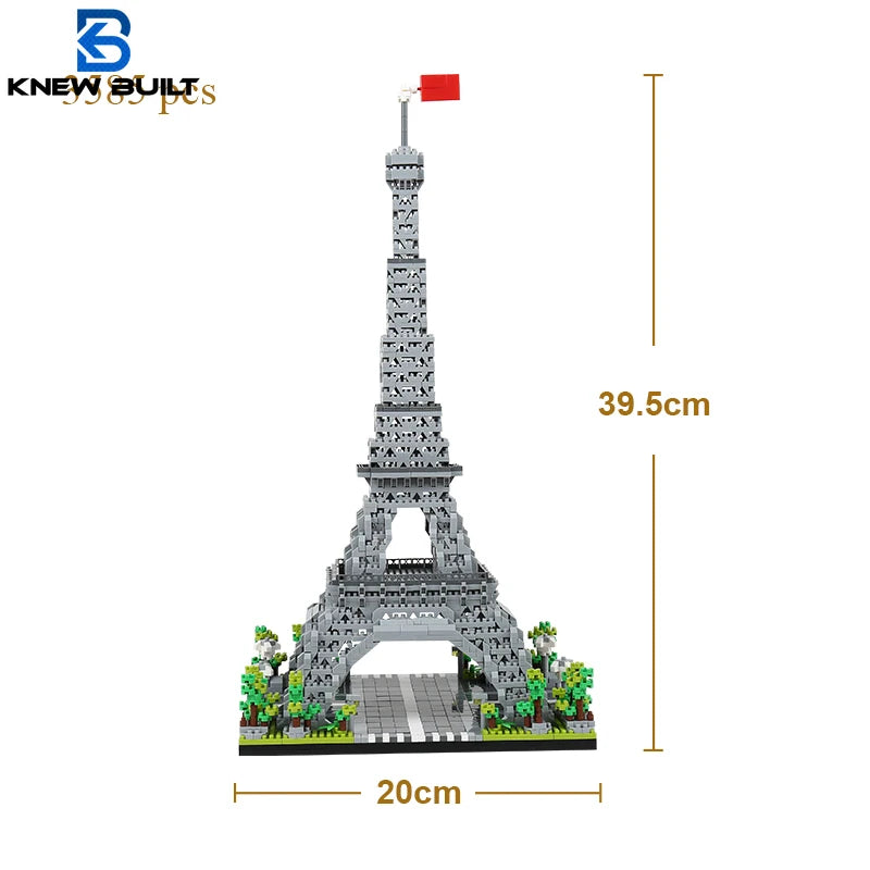 Leaning Tower of Pisa Micro Mini Building Blocks Toys-Cubicle and Home Décor,Historical Enthusiasts'Collectible,Educational