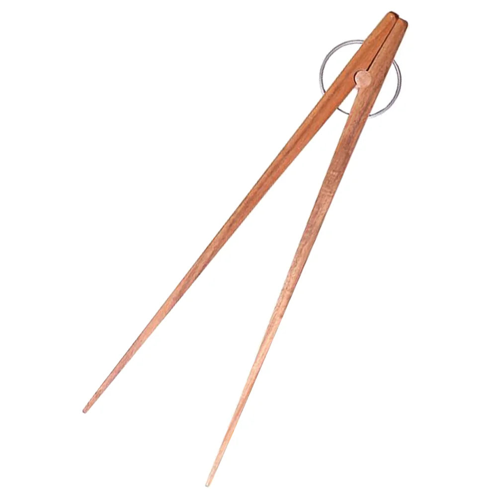 Food Clip Kitchen Tongs Things for Kitchens Cooking Clamp Tweezers Utensils Household Toasters Wooden