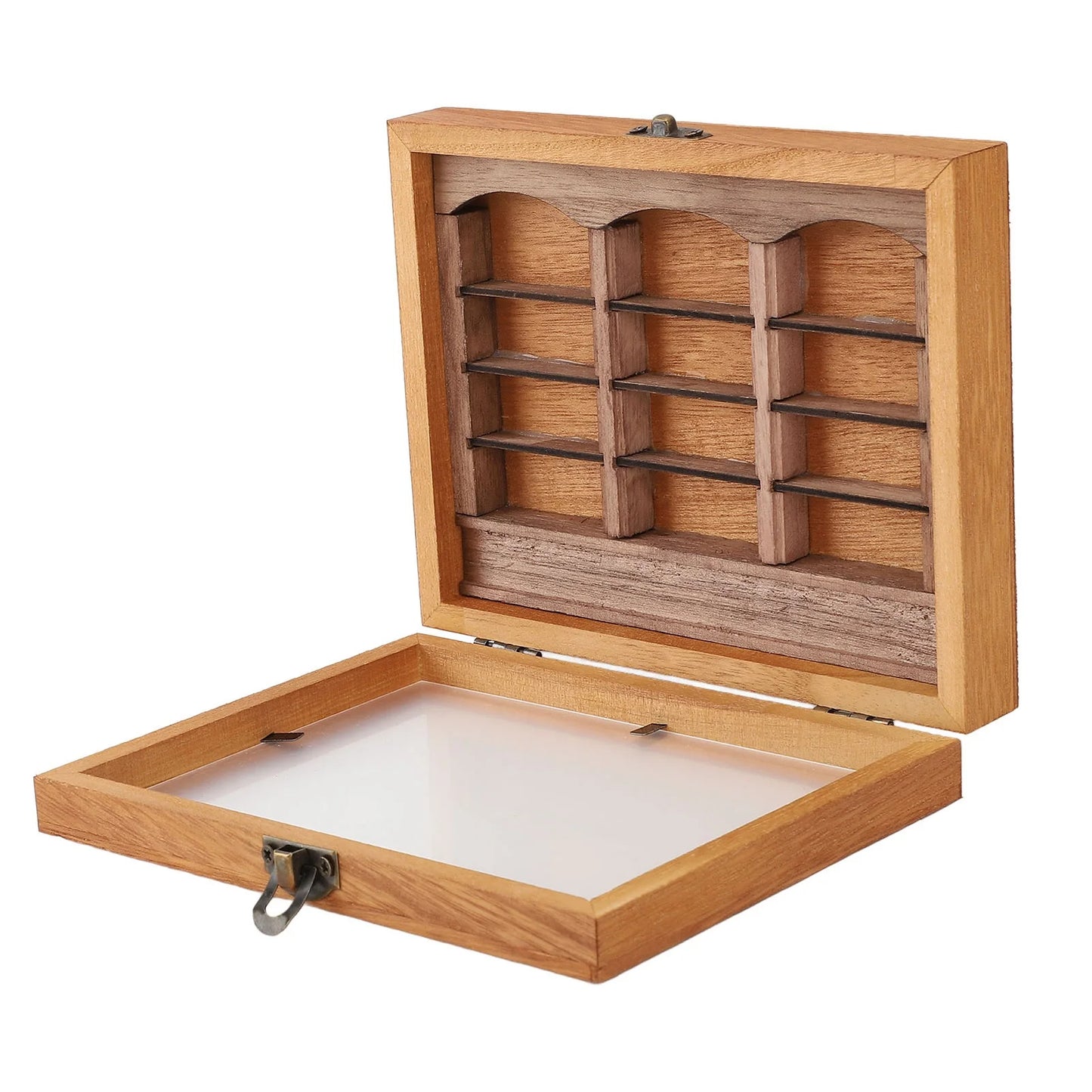 Miniature Book Boxes Display Case Stylish Miniature Bookshelf Decoration 196 Folded Books Artistic Exquisite for Coffee Shop