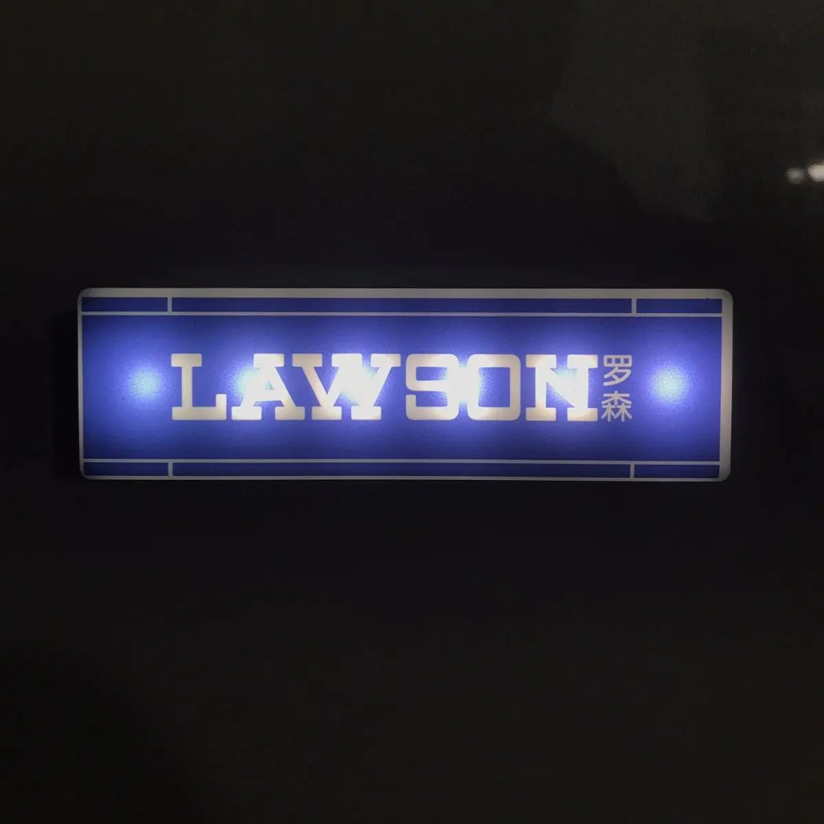 Convenience Store Fridge Magnet Miniature Model Magnetic Attraction Decorative Night Light Atmosphere Light Glowing Signboard
