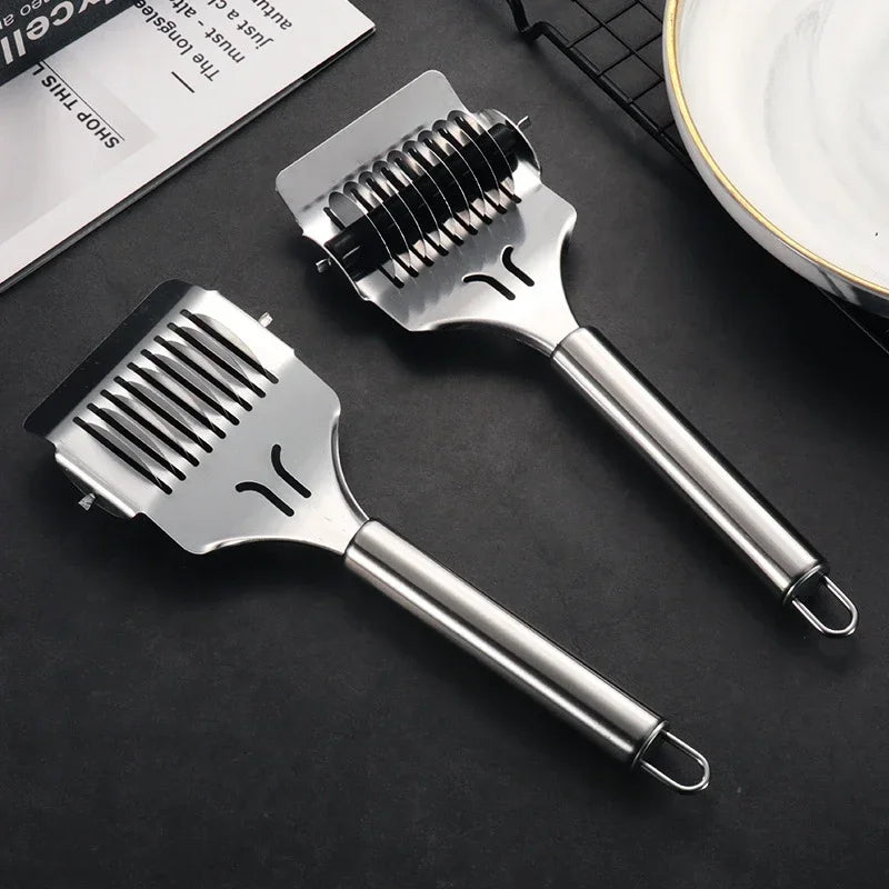 Stainless Steel Manual Noodle Cutter Rolling Spaghetti Maker Pressing Pasta Machine Kitchen Shallot Knife Cooking Accessories