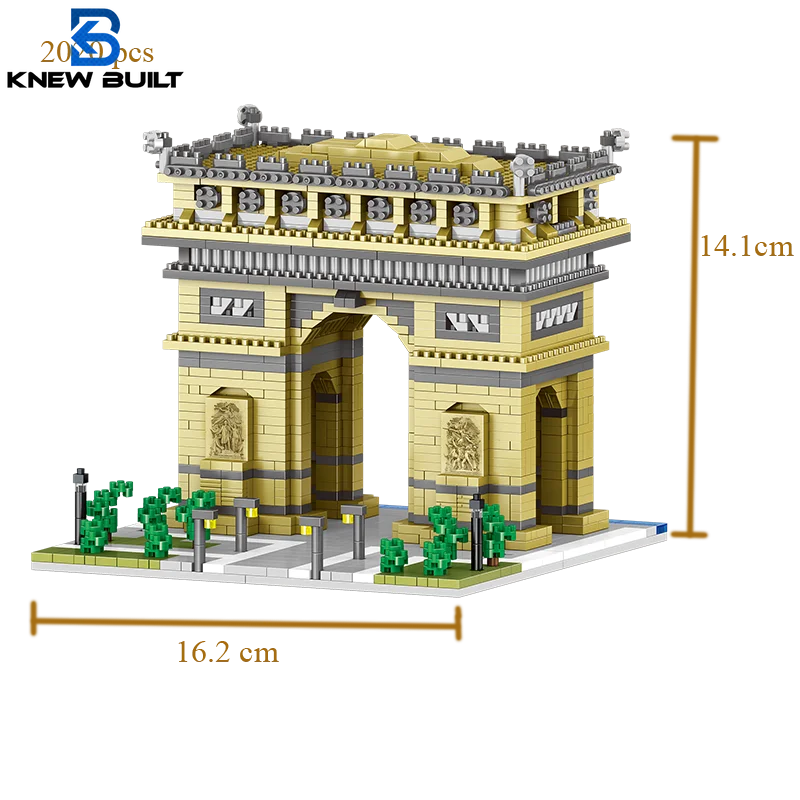 Leaning Tower of Pisa Micro Mini Building Blocks Toys-Cubicle and Home Décor,Historical Enthusiasts'Collectible,Educational