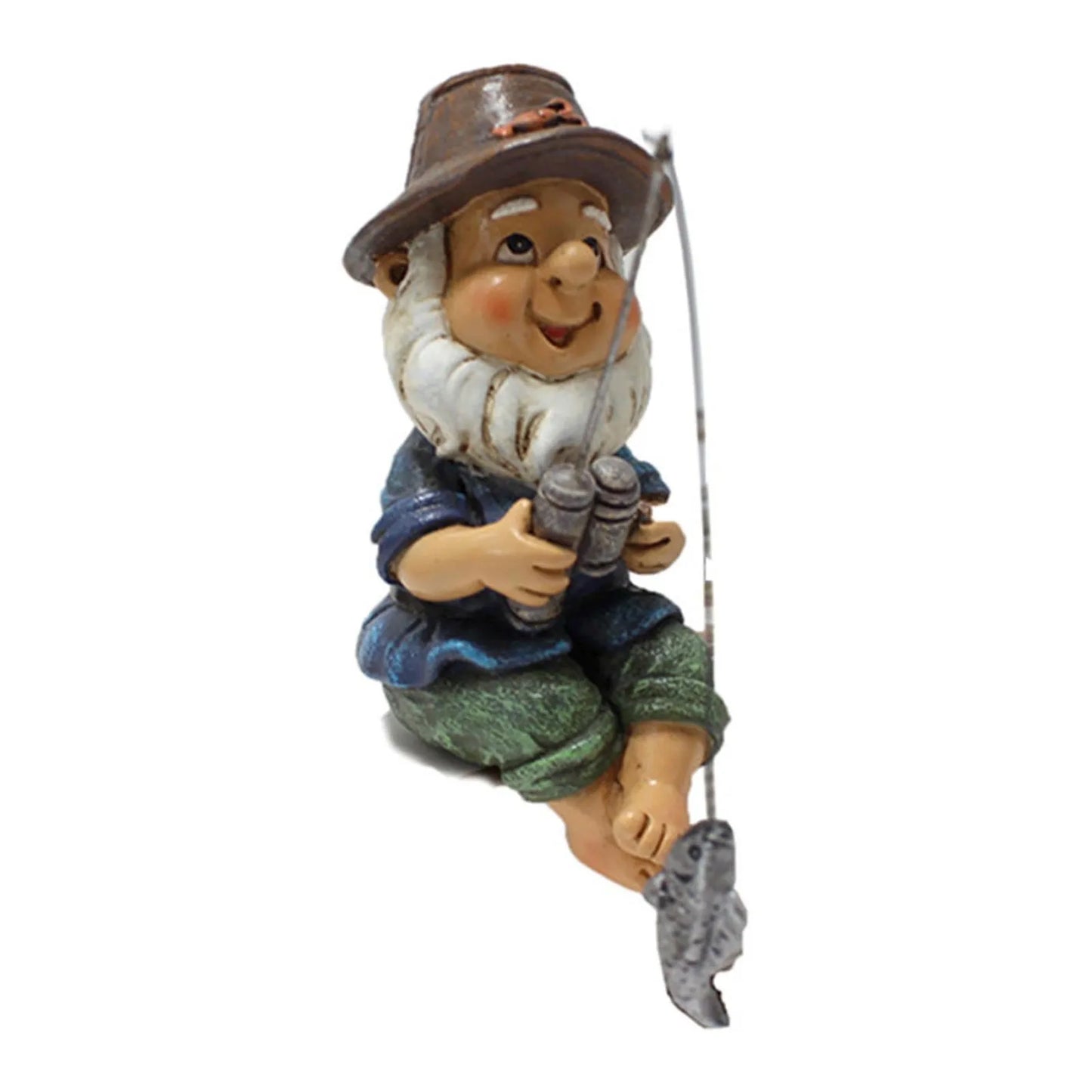 Garden Gnome Statue On Large Mushrooms Outdoor Gnome Decor Funny Garden Figurines For Outdoor Indoor Patio Yard Decorations