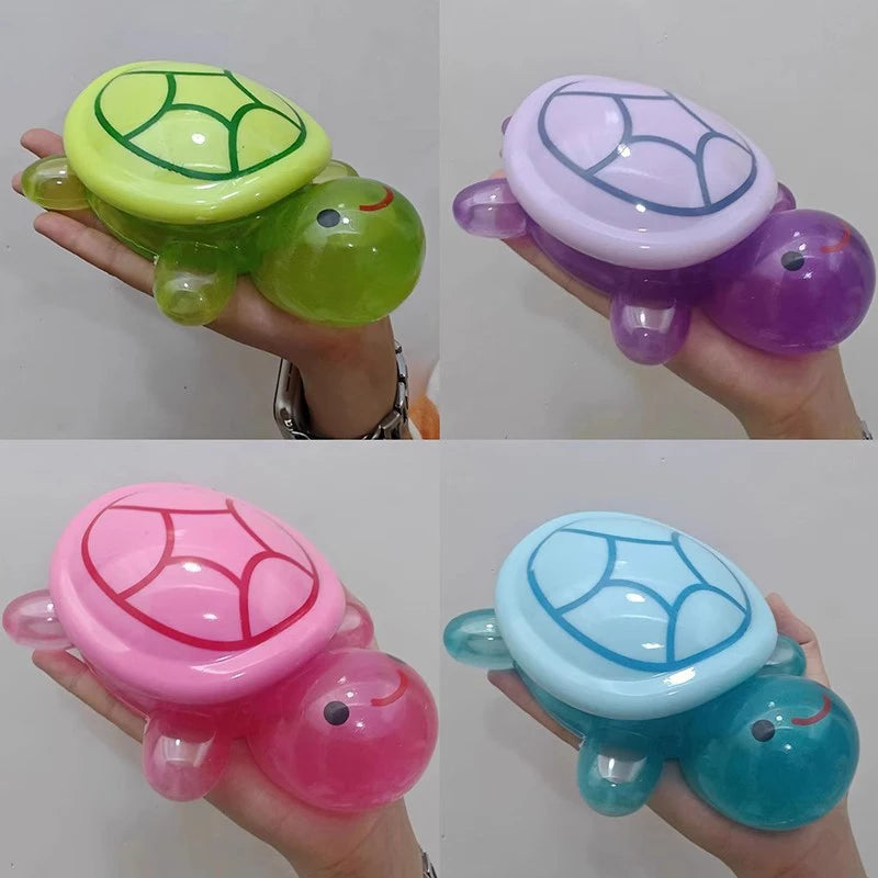 Cute Cartoon Luminous Turtle Storage Box Home Decor Resin Crafts Glowing Small Turtle Toy Storage Case Ornaments Decoration