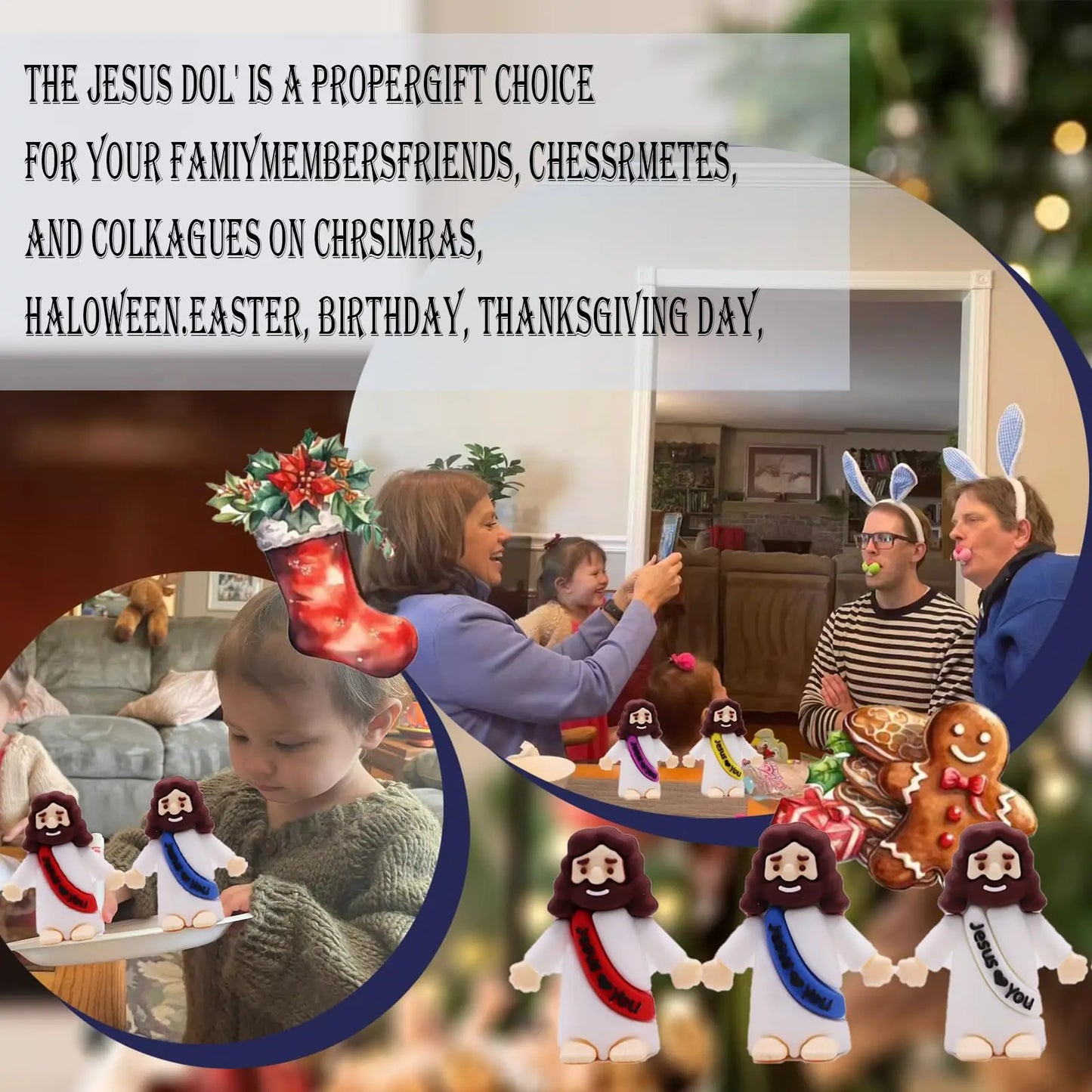 25 Pcs With Letters Christmas Jesus Ornaments Jesus Decoration Christmas Ornaments Jesus Loves You Toys Jesus Stuffers
