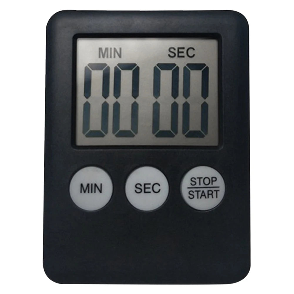 10-1PC Mini Electronic Timer Stopwatch LCD Display for Sports Exercise Baking Cooking Digital Timer Multi-Function Kitchen Timer
