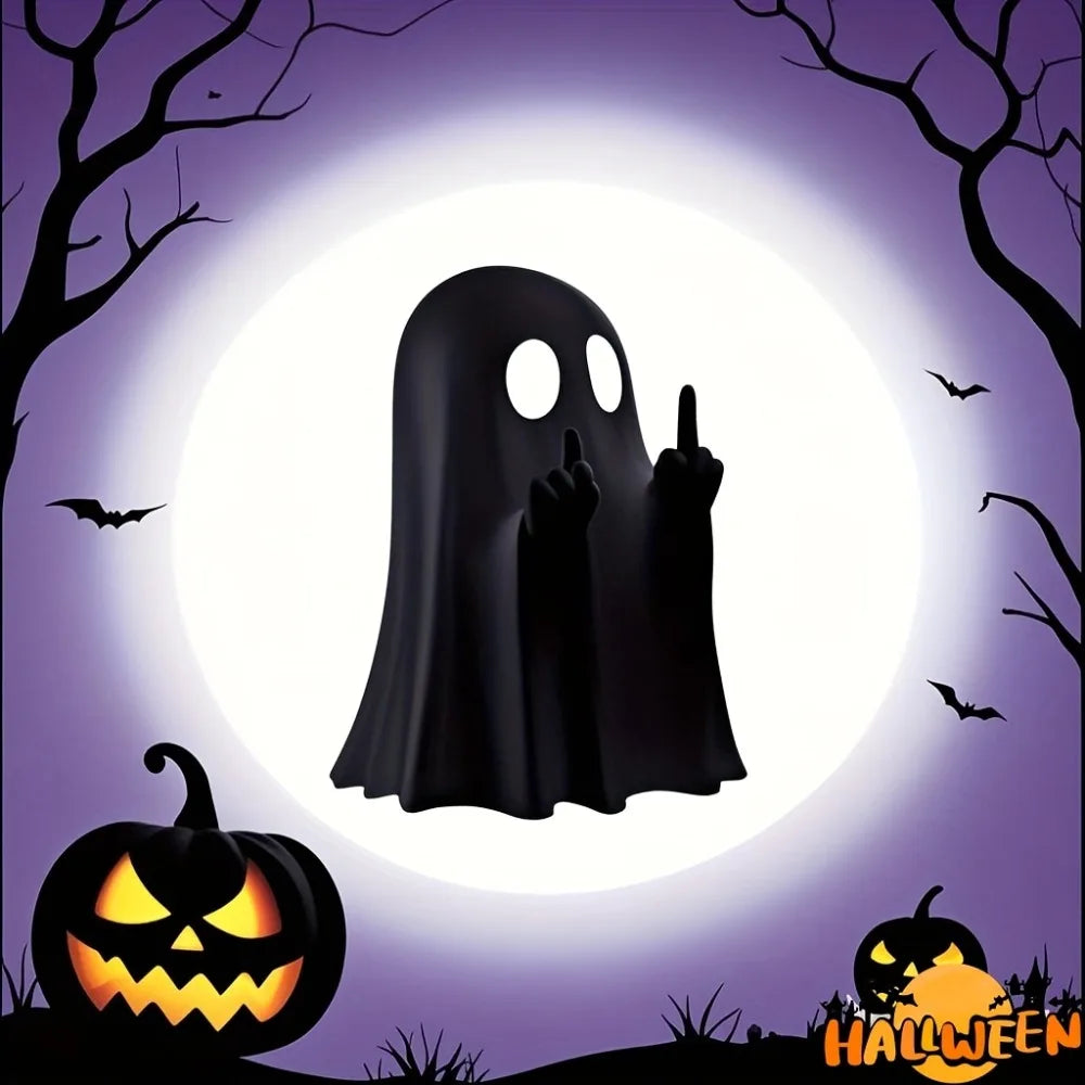 2pcs Small Ghost Scare You Creative Halloween Cute Ghost Ornaments for Home Office Party All Suitable