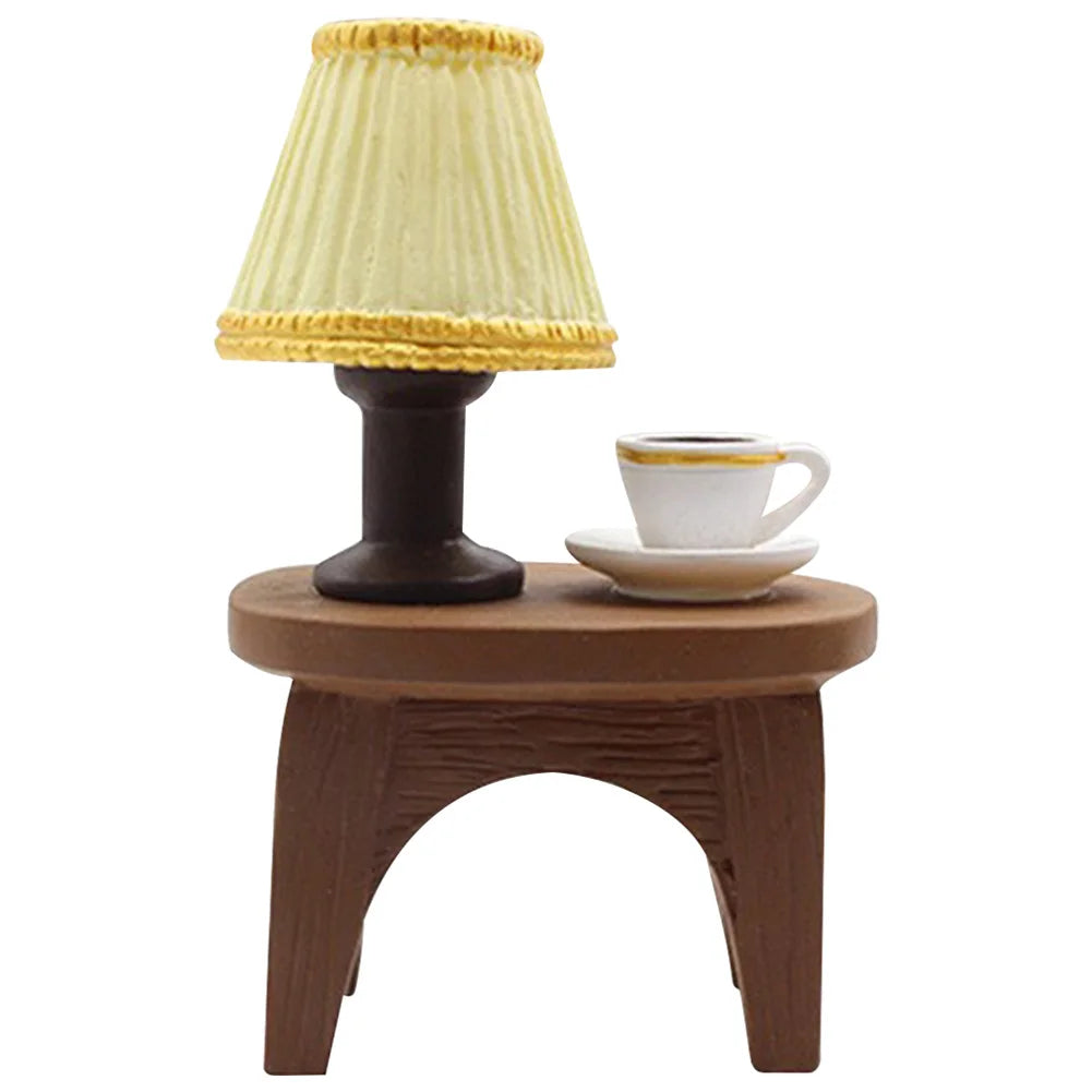 Handmade DIY Micro Rocking Chair Rocking Chair Design with Book Coffee Cute Frog Fat Miniature Home Bedroom Office Decoration
