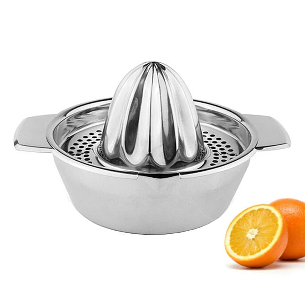 Manual Juicer Manual Orange Juicer Stainless Steel Citrus Lime Lemon Squeezer Detachable with Strainer Handle Kitchen Gadgets