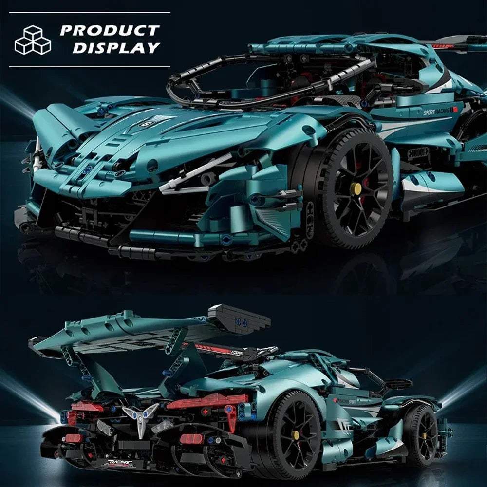 3468PCS Technical 1:8 ABOL-IE Supercar Building Blocks Model Bricks Assembly Sets Desktop Decoration Gifts For Room Decoration