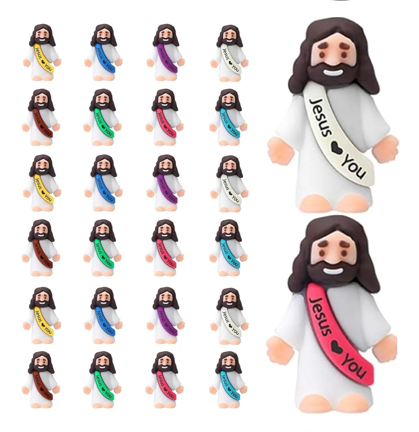 25 Pcs With Letters Christmas Jesus Ornaments Jesus Decoration Christmas Ornaments Jesus Loves You Toys Jesus Stuffers