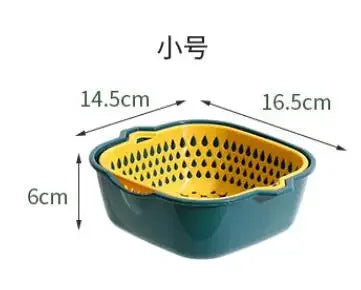 Reusable Kitchen Sink Vegetable drainer Fruit basket For fruit washing Plastic basin vegetable washing basin drain basket Basin