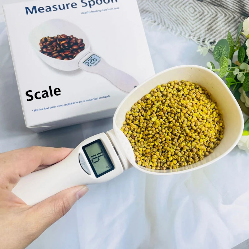 Kitchen Electronic Food Measuring Spoon Scale LCD Digital Electronic Spoon Scale For Pet Food Measuring Spoon Kitchen Tool