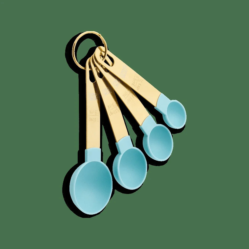 8 Piece Measuring Cups and Spoons Set Kitchen Utensils Durable Easy to Clean Accurate Measurements Perfect Baking Cooking Mixing