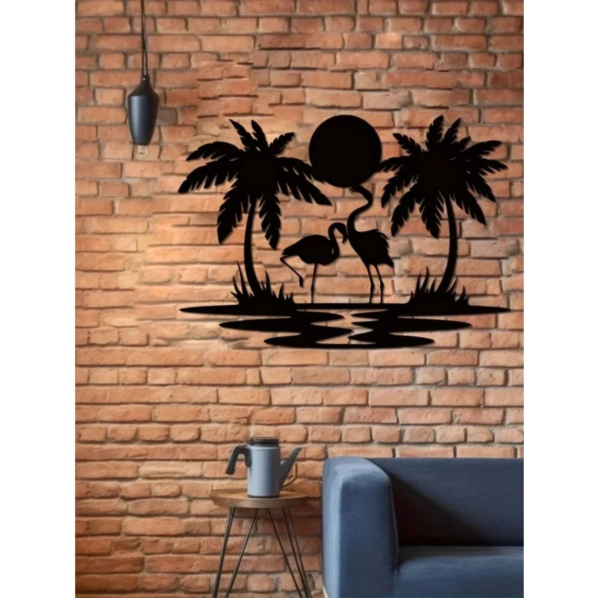 Swan Couple Wall Decoration (Wall Sculpture) | Gorgeous Ornament for Living Room/Door/Bedroom | Halloween & Christmas Gift