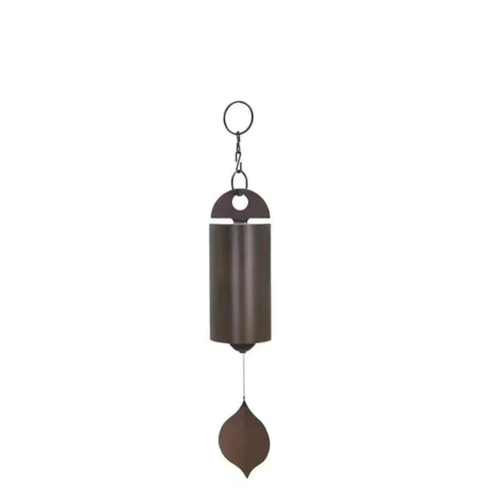 Leaves Wind Chimes Retro Style Serenity Bell Wind Chimes Deep Resonance Metal Deep Tone for Patio Yard Porch Garden Decor