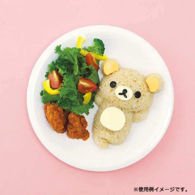 Rice Ball Mold Set Chicken Bear Kawaii Sushi Curry Rice Mould Pattern Bento Accessories Seaweed Cutter Kitchen Tools