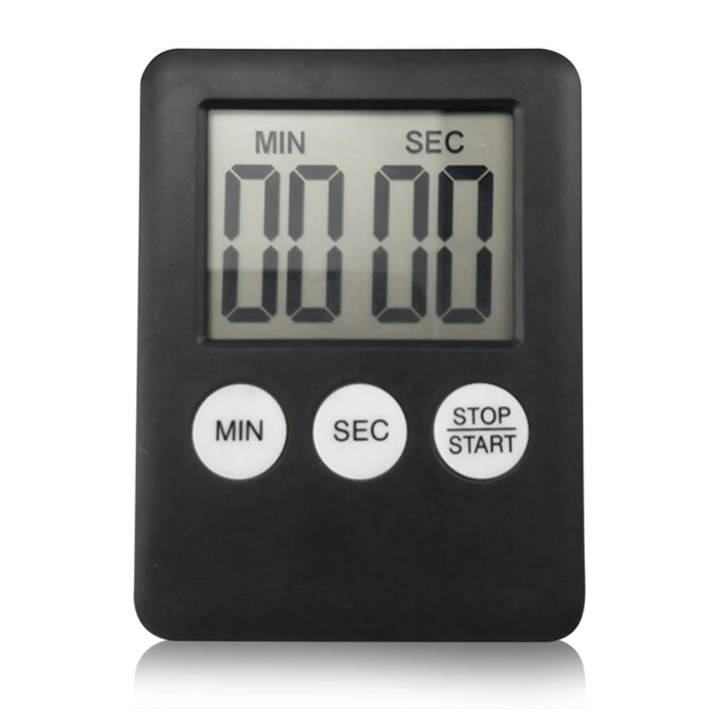 10-1PC Mini Electronic Timer Stopwatch LCD Display for Sports Exercise Baking Cooking Digital Timer Multi-Function Kitchen Timer