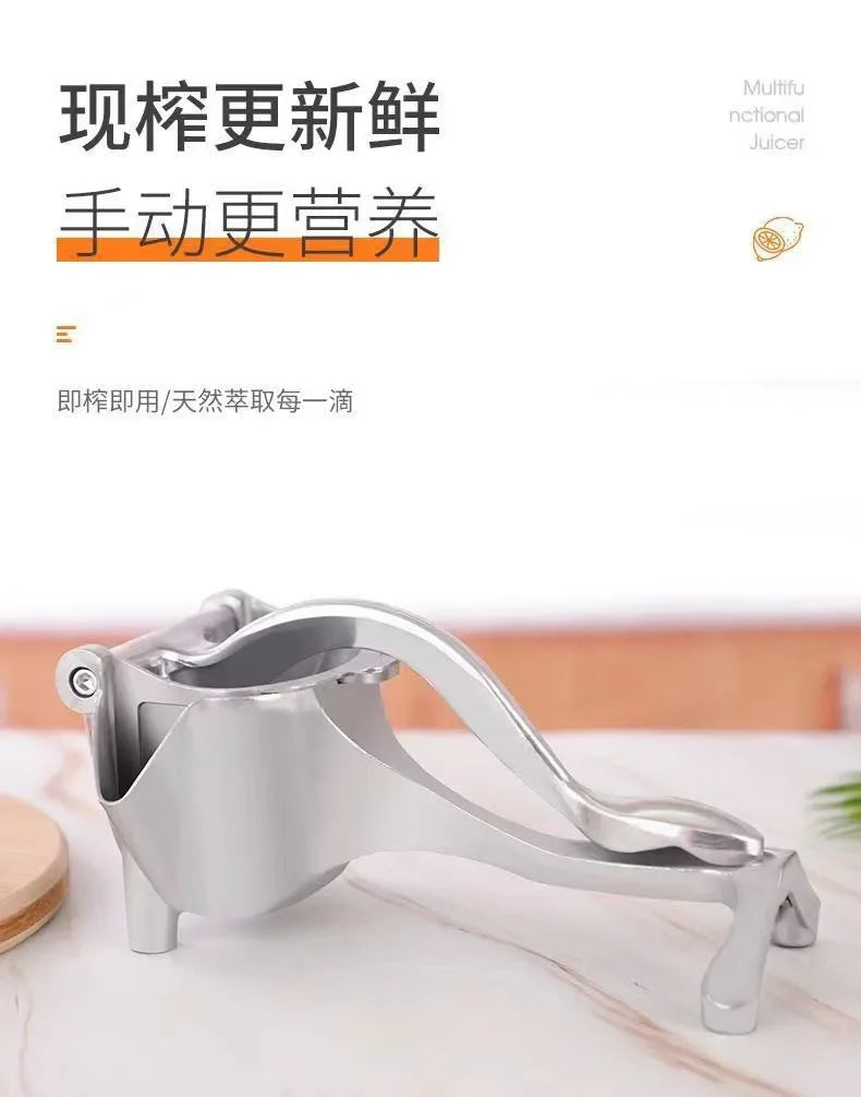 Stainless Steel Lemon Squeezer - Hand Press Juicer for Orange Pomegranate Lime | Manual Citrus Fruit Juice Maker Tool