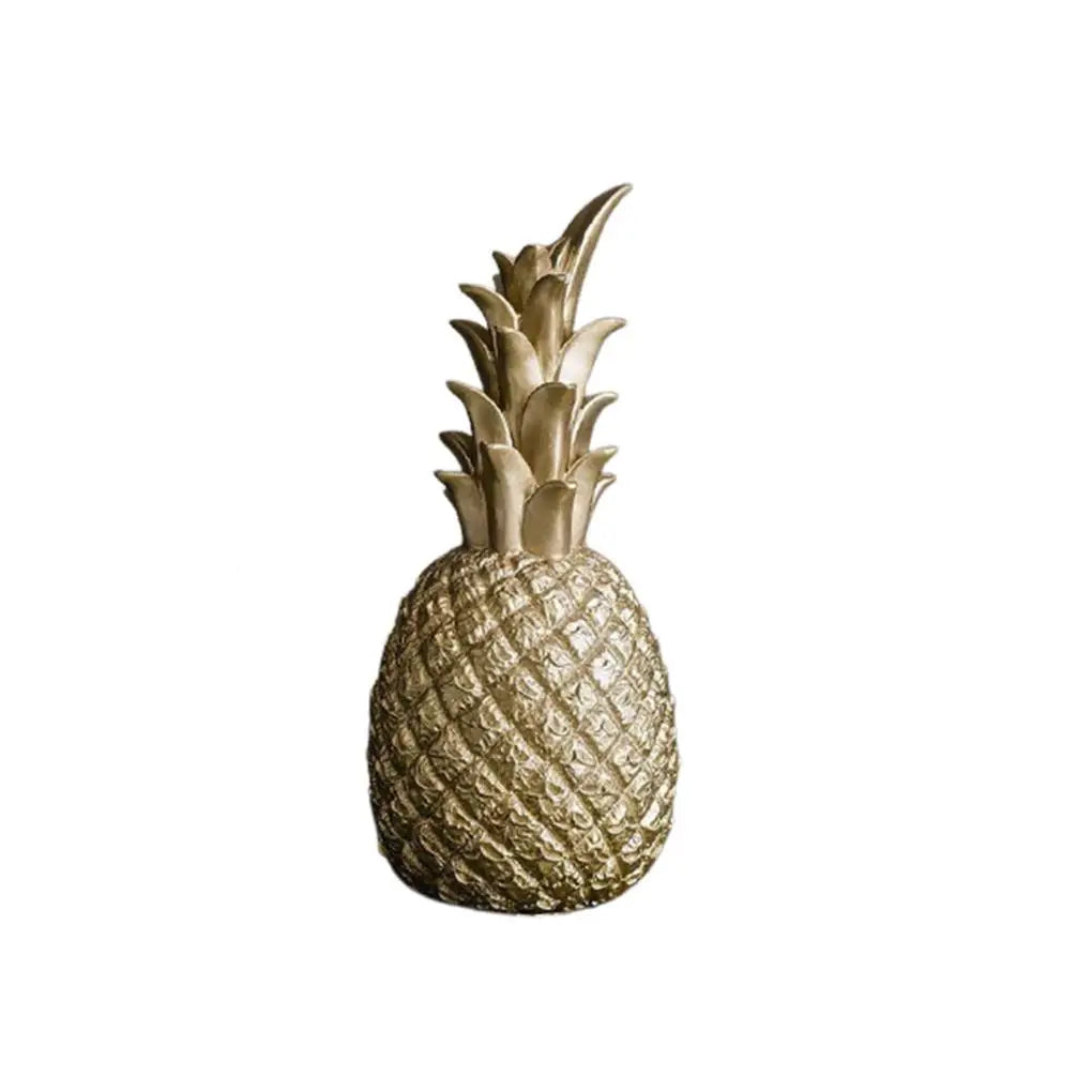 Nordic Golden Pineapple Crafts Desktop Ornament Creative Modern Minimalist Living Room Decor Wedding Gift Home Resin Crafts