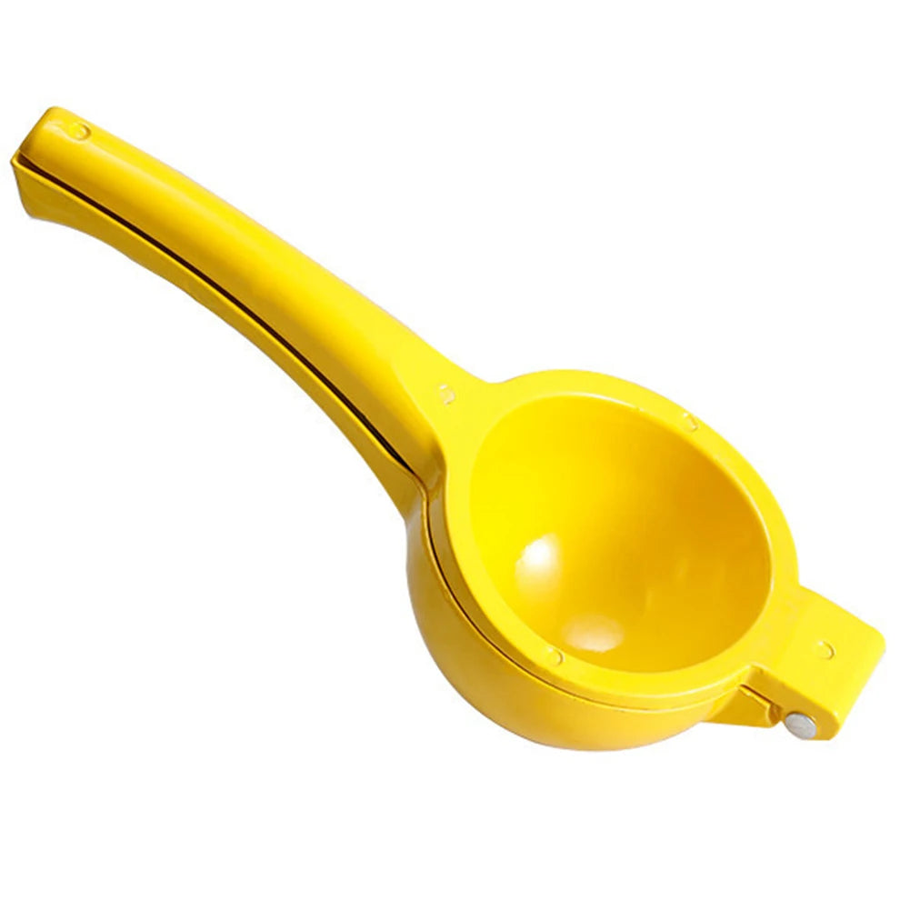 Lemon Squeezer Hand Pressed Orange Fruit Juicer Easy-to-Use Portable Practical Kitchen Tool Aluminum Alloy Lemon Juicer Squeezer