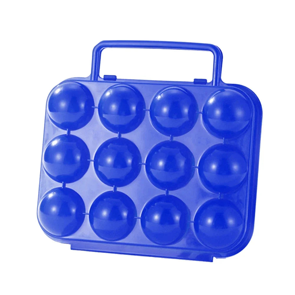 12 Grid Kitchen Organizer Case Portable Outdoor Eggs Carrier Protection Box