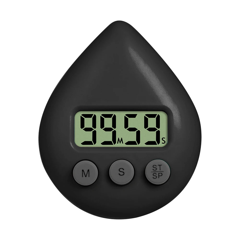 Digital Timer Waterproof Shower Timer Magnetic Backing Kitchen Timer Bathroom Timer Shower Clock for Kitchen Bathroom