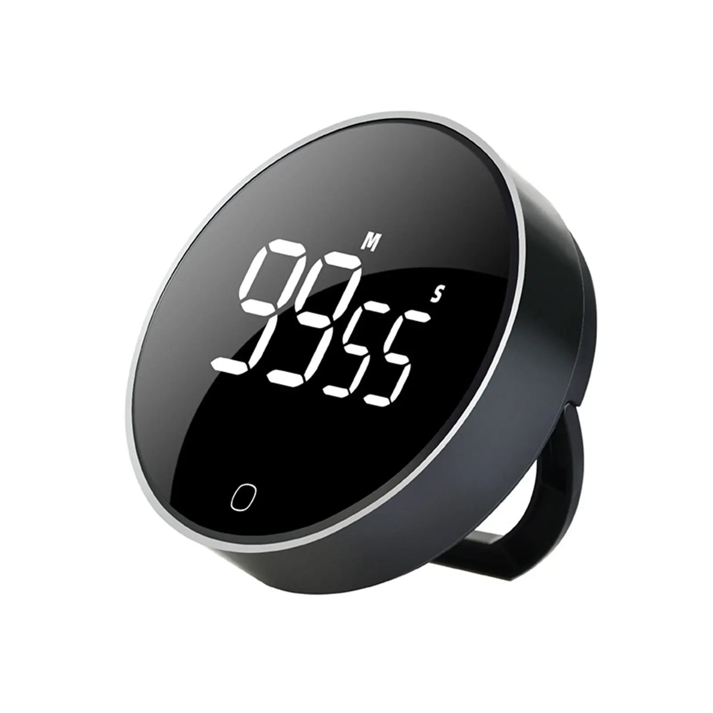 LED Digital Electronic Timer USB Rechargeable Magnetic Shower Study Stopwatch 3-Level Volume Back Bracket Design Kitchen Tools