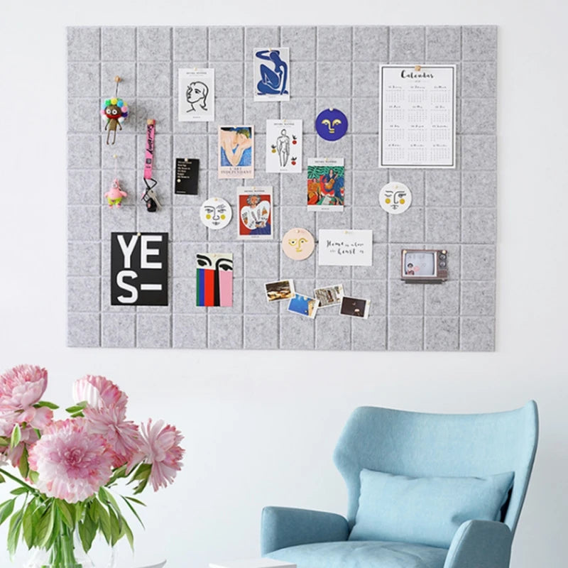 Creative Felt Letter Message Board Nordic Style Family Photo Wall Planning Schedule Board Information Display Office Home Decor