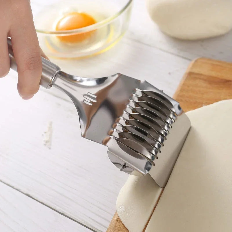 Stainless Steel Manual Noodle Cutter Rolling Spaghetti Maker Pressing Pasta Machine Kitchen Shallot Knife Cooking Accessories