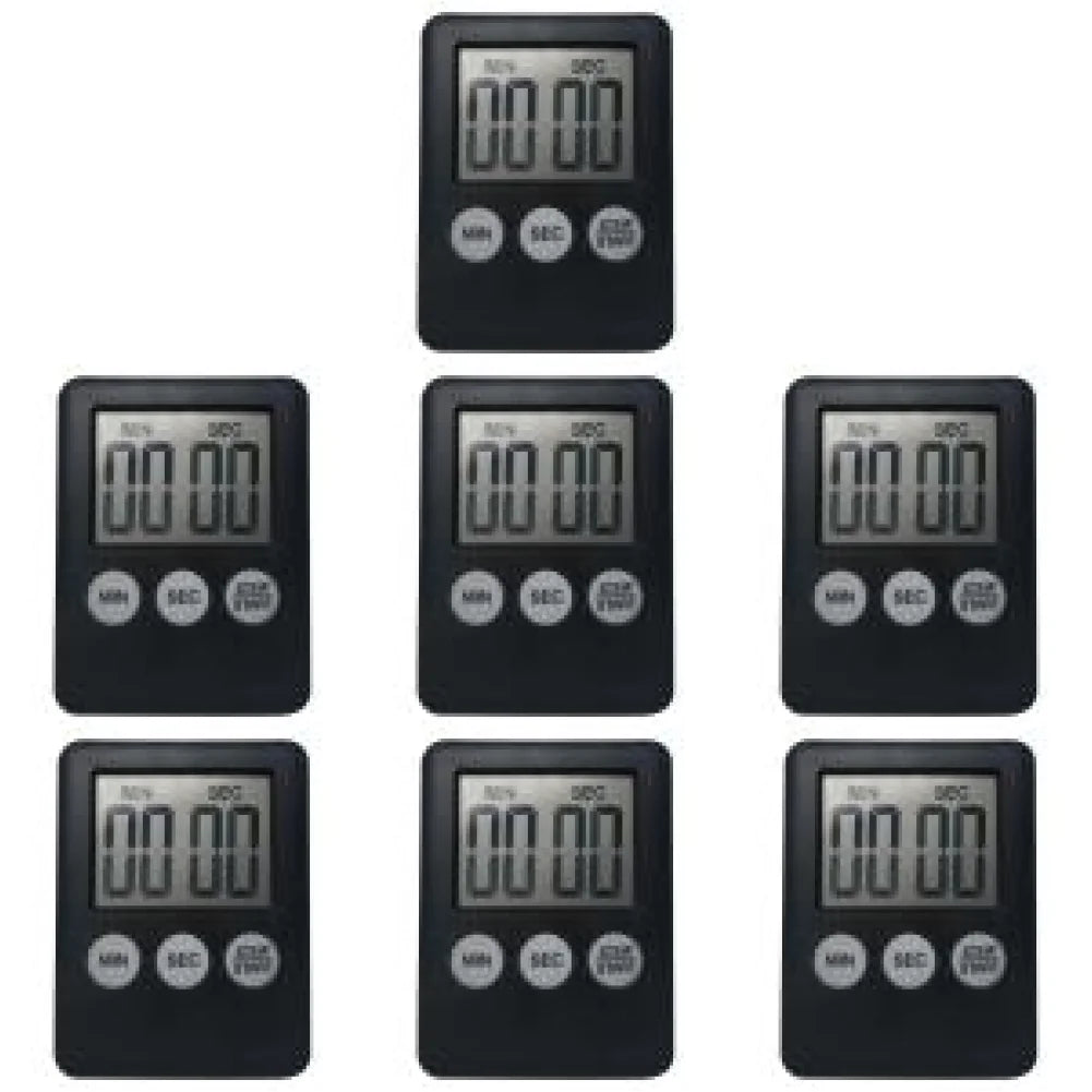 10-1PC Mini Electronic Timer Stopwatch LCD Display for Sports Exercise Baking Cooking Digital Timer Multi-Function Kitchen Timer