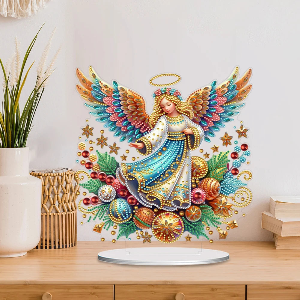 Special Shape Angel Girl Diamond Painting Tabletop Ornaments Kit Desktop Diamond Art Kits Diamond Painting Desktop Decorations