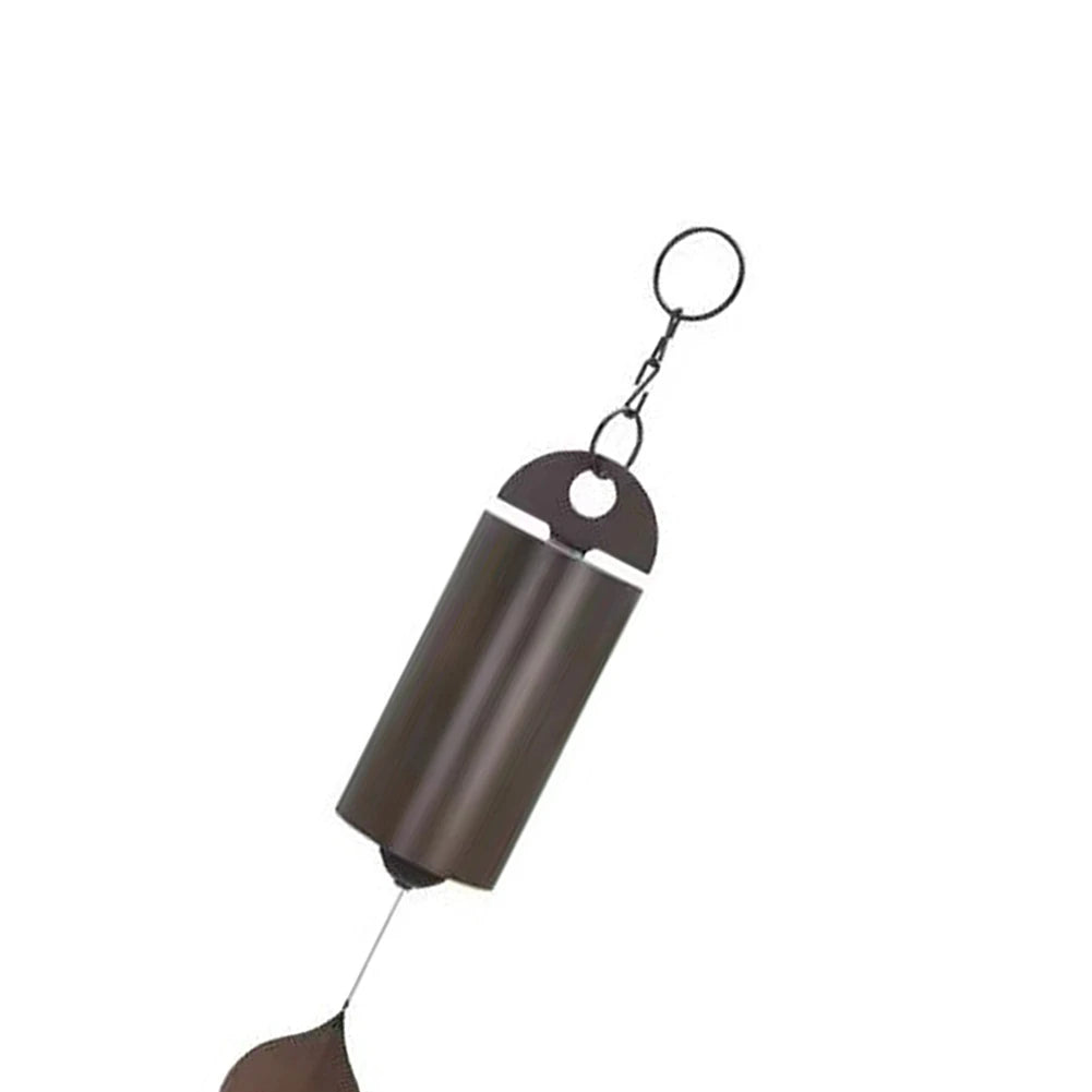 Leaves Wind Chimes Retro Style Serenity Bell Wind Chimes Deep Resonance Metal Deep Tone for Patio Yard Porch Garden Decor