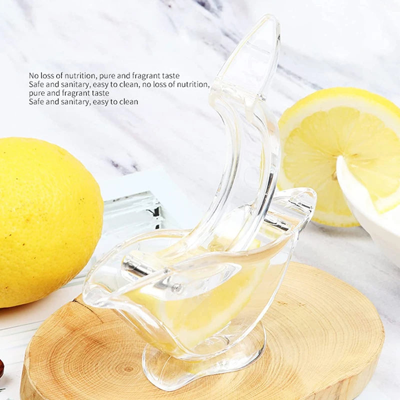 3/2/1PC Kitchen Home Slip Tool Press Squeeze Fruit Mini Manual Juicer Bird Shape Transparent Portable Orange Lemon Manual Juicer