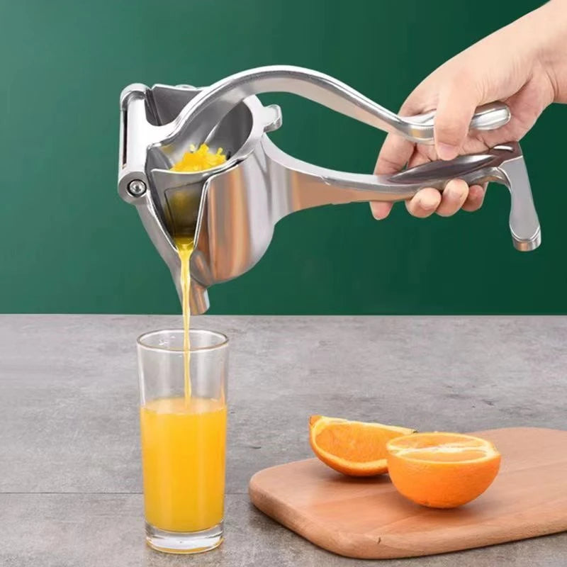 Stainless Steel Lemon Squeezer - Hand Press Juicer for Orange Pomegranate Lime | Manual Citrus Fruit Juice Maker Tool