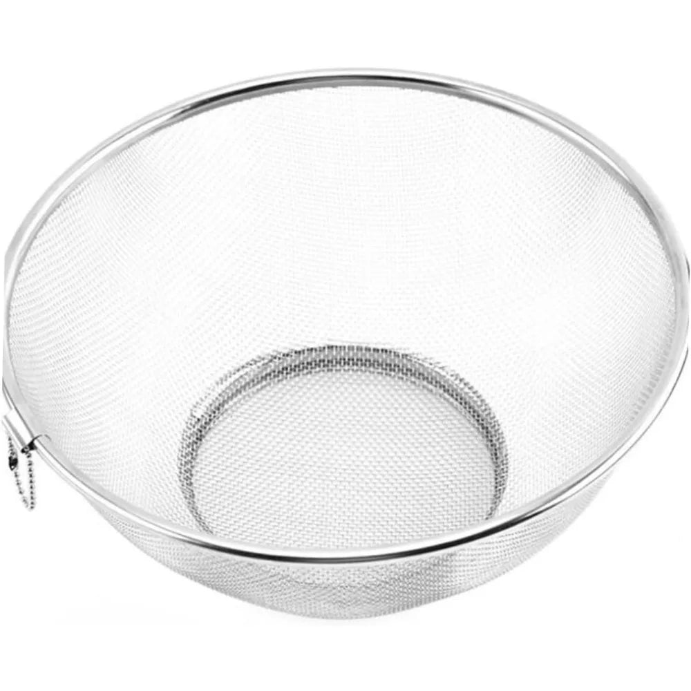Fruit Wash Strainer Stainless Steel Drain Basket Vegetable Washing Basket Kitchen Tool