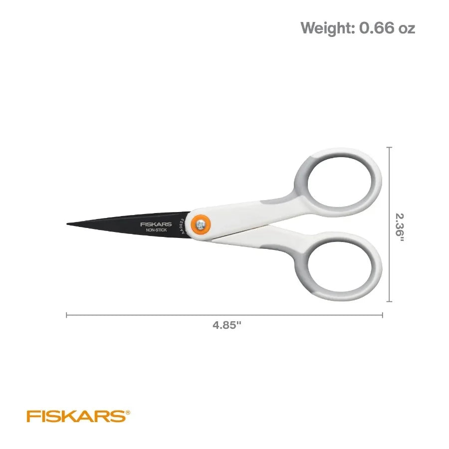 5 MicroTip Premier Scissors with Softgrip for Precision Detail Work in Crafting Embroidery and Hair Trimming Ergonomic Design E