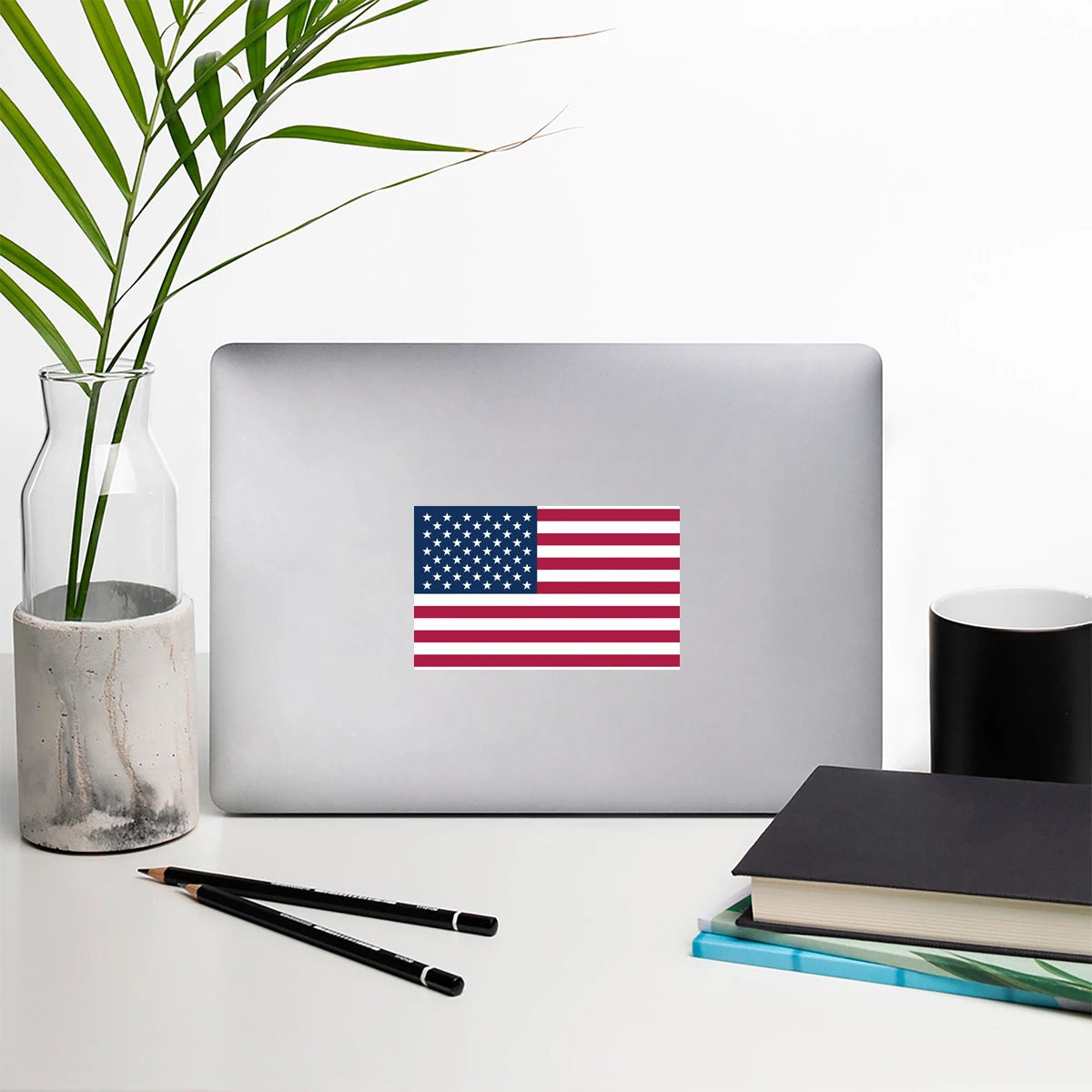 10 Sheets/Pack American Flag Sticker, Patriotic USA Flag Car Stickers