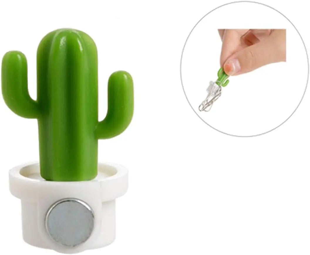 Decorative Refrigerator Magnets, Perfect Fridge Magnets for House Office Personal Use (12Pcs Cactus)