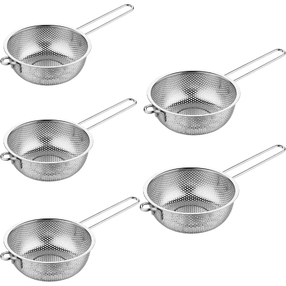 Multifuntional Stainless Steel Colander Ease Of Use And Efficiency For Efficient Straining And Draining In Kitchen