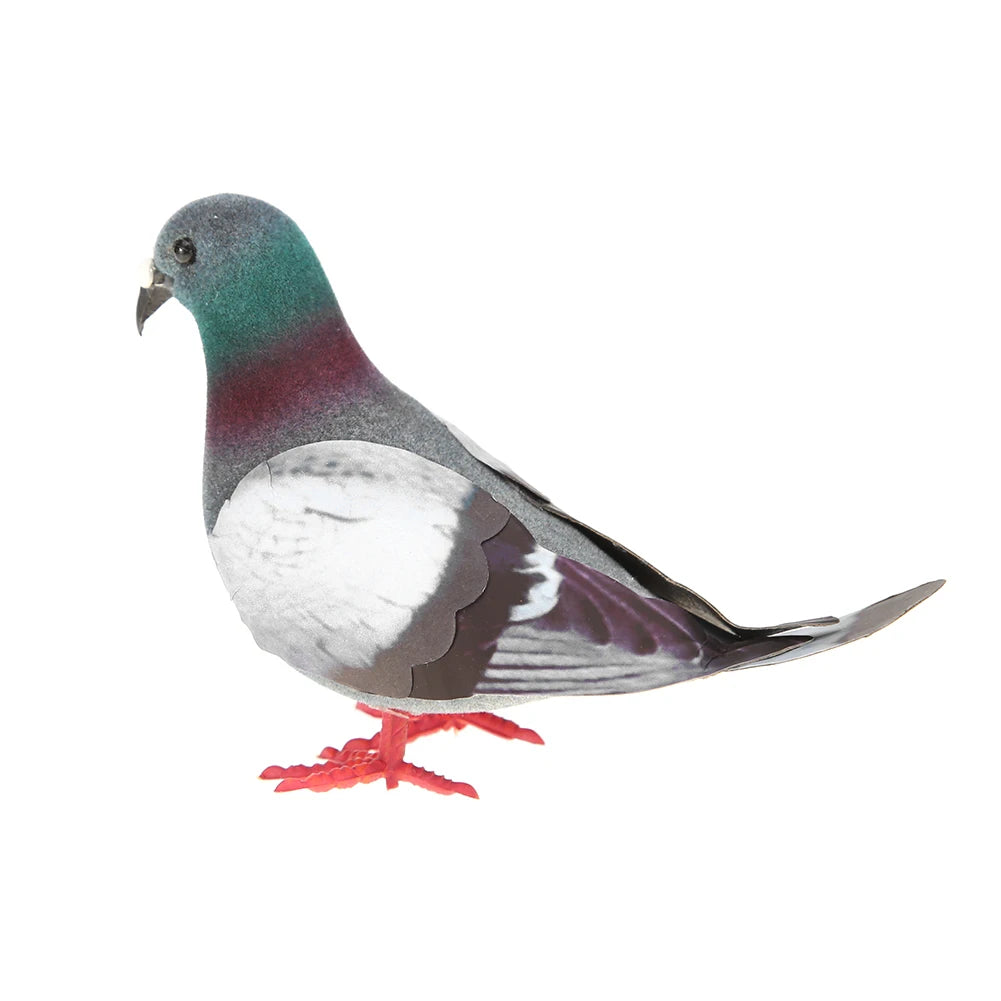 Miniatures Bird Figurines Art Crafts Foam Small Pigeon Artificial Imitation Handmade Beautiful Handcrafts Christmas Decorations