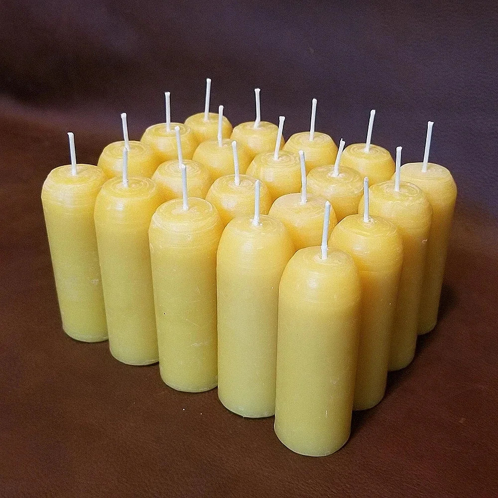6/12Pack Beeswax Honey Candles for Ritual Tealight Candles Church Prayer Religous Prayer Candles Wholesale Decor Party Birthday