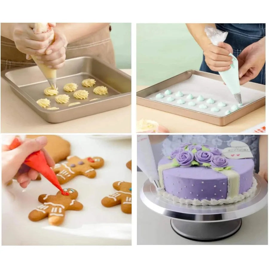 Piping Bags100pcs 12 Inch Anti Burst Disposable Cake Decorating Bags NonSlip Pastry BagsIdeal for Cakes Cream Frosting and Cook