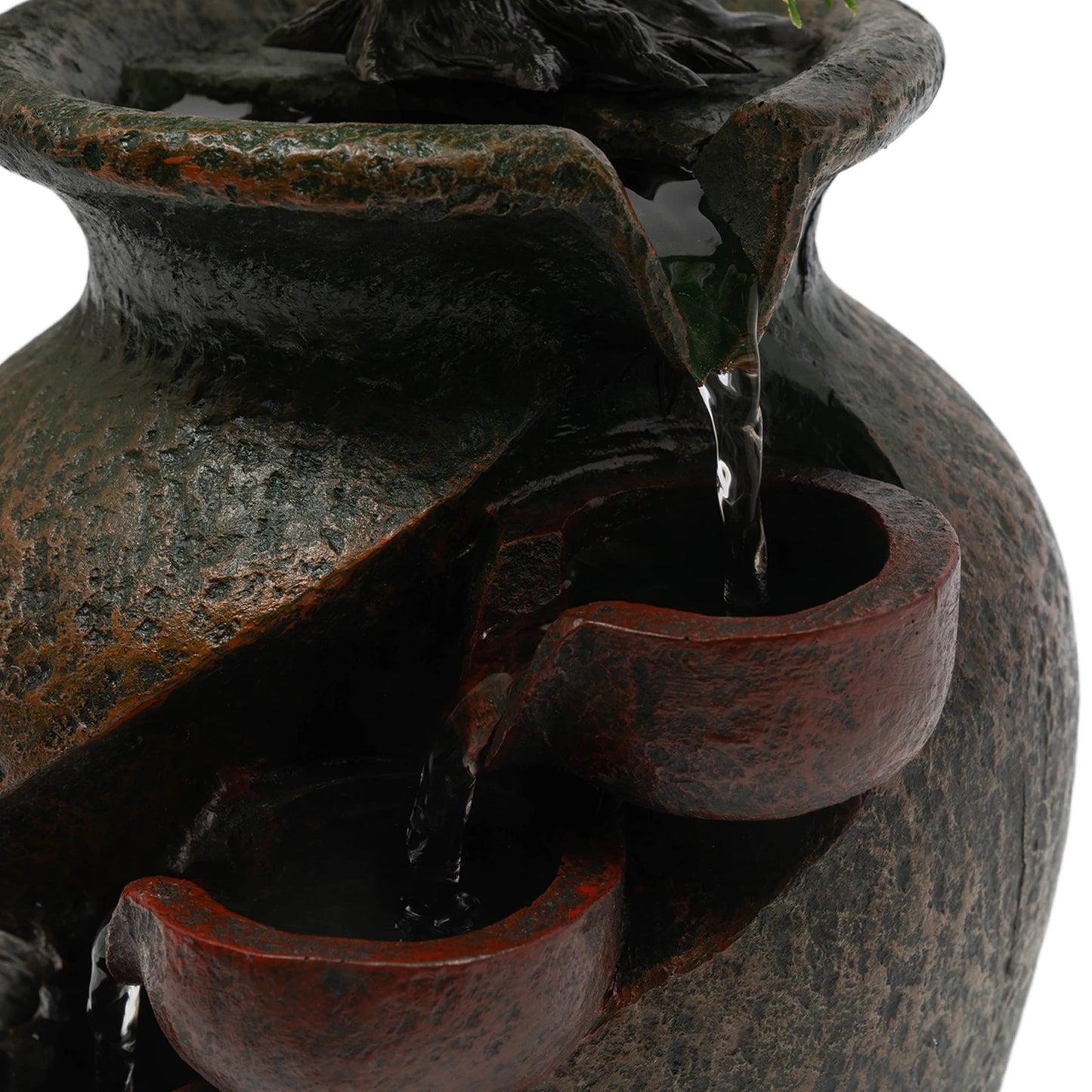 Mini Waterfall Tabletop Fountain, Indoor Relaxation Water Feature, Tabletop Fountains for Home Decoration