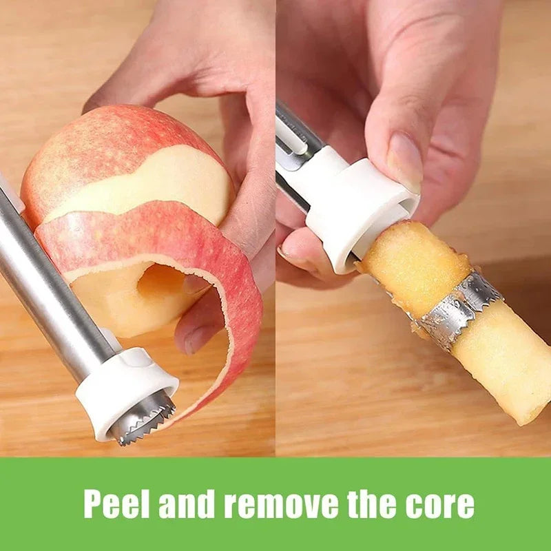 2-in-1 Apple Corer & Slicer - Christmas Baking Essentials for Holiday Desserts & Fruit Platters kitchen utensils