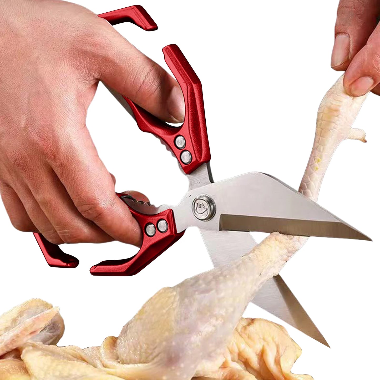 Kitchen Scissors Stainless Steel Heavy Duty Scissors Cooking Shears for Chicken/Poultry/Fish/Meat/Vegetables/Herbs/BBQ