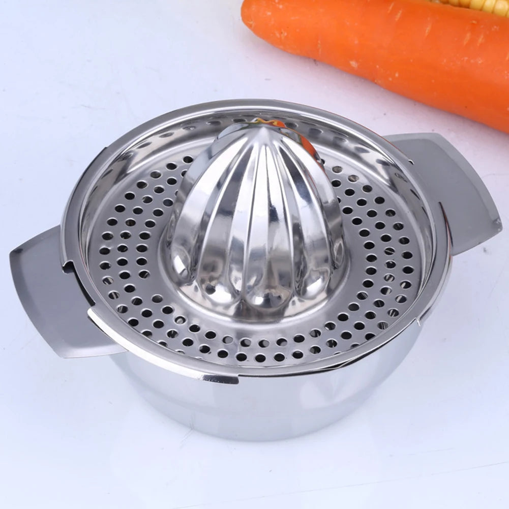 Manual Juicer Manual Orange Juicer Stainless Steel Citrus Lime Lemon Squeezer Detachable with Strainer Handle Kitchen Gadgets