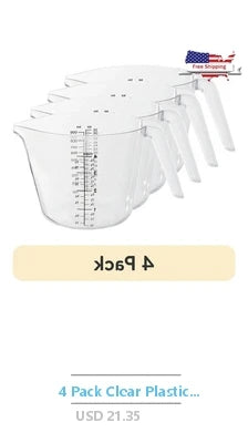 Stainless Steel Nesting Measuring Cups Set of 4 with Handles Locking Ring Engraved Sizes Baking Cooking and Food Preparation